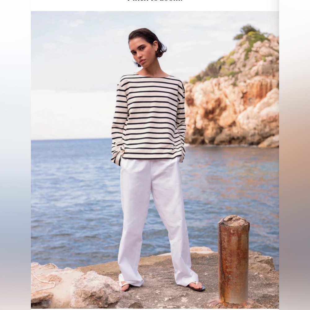Jenni kayne Paloma white trousers